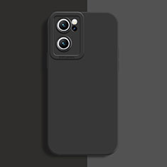 Funda Silicona Ultrafina Goma 360 Grados Carcasa S02 para Oppo Reno7 SE 5G Negro