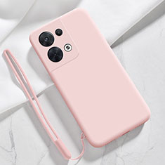 Funda Silicona Ultrafina Goma 360 Grados Carcasa S02 para Oppo Reno8 5G Rosa