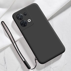 Funda Silicona Ultrafina Goma 360 Grados Carcasa S02 para Oppo Reno8 Pro 5G Negro