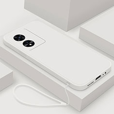 Funda Silicona Ultrafina Goma 360 Grados Carcasa S02 para Oppo Reno8 T 5G Blanco