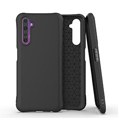 Funda Silicona Ultrafina Goma 360 Grados Carcasa S02 para Realme 6 Pro Negro