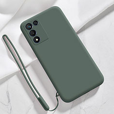 Funda Silicona Ultrafina Goma 360 Grados Carcasa S02 para Realme 9 SE 5G Verde Noche