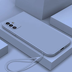Funda Silicona Ultrafina Goma 360 Grados Carcasa S02 para Samsung Galaxy A15 4G Gris Lavanda