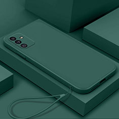 Funda Silicona Ultrafina Goma 360 Grados Carcasa S02 para Samsung Galaxy A15 4G Verde Noche