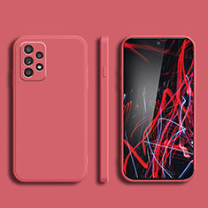 Funda Silicona Ultrafina Goma 360 Grados Carcasa S02 para Samsung Galaxy A73 5G Rojo