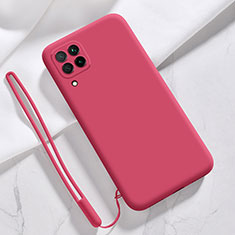 Funda Silicona Ultrafina Goma 360 Grados Carcasa S02 para Samsung Galaxy M32 4G Rojo