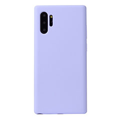 Funda Silicona Ultrafina Goma 360 Grados Carcasa S02 para Samsung Galaxy Note 10 Plus Morado