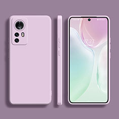 Funda Silicona Ultrafina Goma 360 Grados Carcasa S02 para Xiaomi Mi 12S 5G Purpura Claro