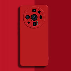 Funda Silicona Ultrafina Goma 360 Grados Carcasa S02 para Xiaomi Mi 12S Ultra 5G Rojo