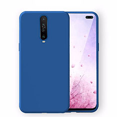 Funda Silicona Ultrafina Goma 360 Grados Carcasa S02 para Xiaomi Poco X2 Azul