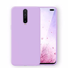 Funda Silicona Ultrafina Goma 360 Grados Carcasa S02 para Xiaomi Redmi K30i 5G Morado