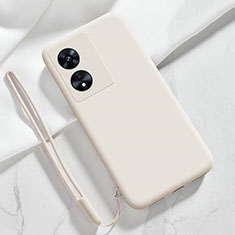 Funda Silicona Ultrafina Goma 360 Grados Carcasa S03 para Oppo A58 5G Blanco