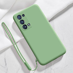 Funda Silicona Ultrafina Goma 360 Grados Carcasa S03 para Oppo Reno6 Pro 5G Menta Verde