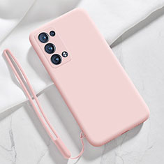 Funda Silicona Ultrafina Goma 360 Grados Carcasa S03 para Oppo Reno6 Pro 5G Rosa