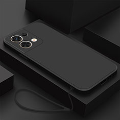 Funda Silicona Ultrafina Goma 360 Grados Carcasa S03 para Oppo Reno8 5G Negro