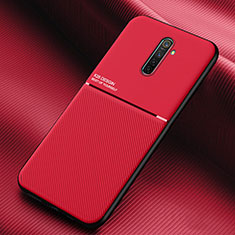 Funda Silicona Ultrafina Goma 360 Grados Carcasa S03 para Realme X2 Pro Rojo