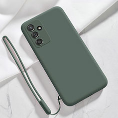 Funda Silicona Ultrafina Goma 360 Grados Carcasa S03 para Samsung Galaxy A34 5G Verde Noche