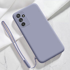 Funda Silicona Ultrafina Goma 360 Grados Carcasa S03 para Samsung Galaxy A54 5G Gris Lavanda