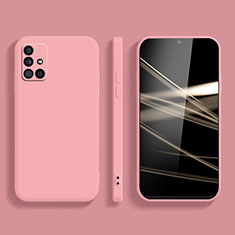 Funda Silicona Ultrafina Goma 360 Grados Carcasa S03 para Samsung Galaxy M31s Rosa