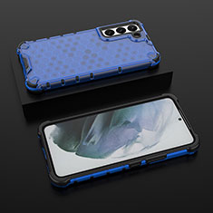 Funda Silicona Ultrafina Goma 360 Grados Carcasa S03 para Samsung Galaxy S21 FE 5G Azul