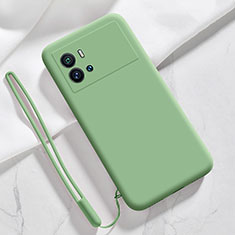 Funda Silicona Ultrafina Goma 360 Grados Carcasa S03 para Vivo iQOO 9 Pro 5G Verde