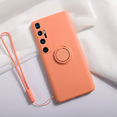 Funda Silicona Ultrafina Goma 360 Grados Carcasa S03 para Xiaomi Mi 10 Ultra Naranja