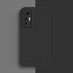 Funda Silicona Ultrafina Goma 360 Grados Carcasa S03 para Xiaomi Mi 12 Pro 5G Negro