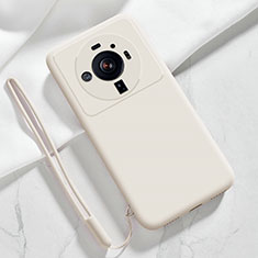 Funda Silicona Ultrafina Goma 360 Grados Carcasa S03 para Xiaomi Mi 12S Ultra 5G Blanco