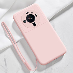 Funda Silicona Ultrafina Goma 360 Grados Carcasa S03 para Xiaomi Mi 12S Ultra 5G Rosa