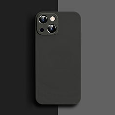 Funda Silicona Ultrafina Goma 360 Grados Carcasa S04 para Apple iPhone 13 Negro