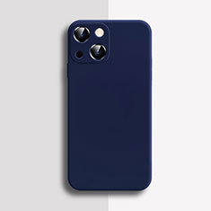 Funda Silicona Ultrafina Goma 360 Grados Carcasa S04 para Apple iPhone 15 Azul