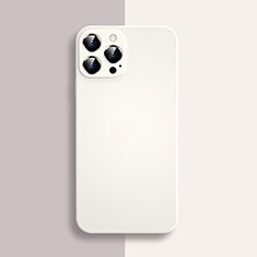 Funda Silicona Ultrafina Goma 360 Grados Carcasa S04 para Apple iPhone 16 Pro Blanco