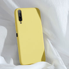 Funda Silicona Ultrafina Goma 360 Grados Carcasa S04 para Huawei Honor 9X Pro Amarillo