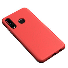 Funda Silicona Ultrafina Goma 360 Grados Carcasa S04 para Huawei Nova 4e Rojo