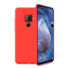 Funda Silicona Ultrafina Goma 360 Grados Carcasa S04 para Huawei Nova 5z Rojo