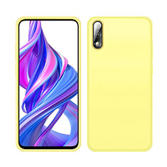 Funda Silicona Ultrafina Goma 360 Grados Carcasa S04 para Huawei P Smart Z (2019) Amarillo