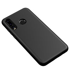 Funda Silicona Ultrafina Goma 360 Grados Carcasa S04 para Huawei P30 Lite Negro