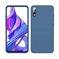 Funda Silicona Ultrafina Goma 360 Grados Carcasa S04 para Huawei Y9 Prime (2019) Azul