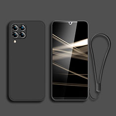 Funda Silicona Ultrafina Goma 360 Grados Carcasa S04 para Samsung Galaxy A12 Negro