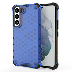 Funda Silicona Ultrafina Goma 360 Grados Carcasa S04 para Samsung Galaxy S22 Plus 5G Azul