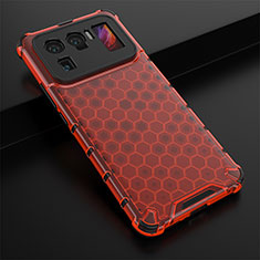 Funda Silicona Ultrafina Goma 360 Grados Carcasa S04 para Xiaomi Mi 11 Ultra 5G Rojo