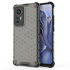 Funda Silicona Ultrafina Goma 360 Grados Carcasa S04 para Xiaomi Mi 12 Lite 5G Gris