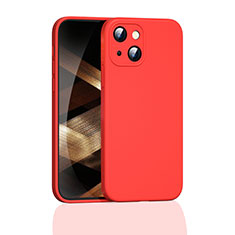 Funda Silicona Ultrafina Goma 360 Grados Carcasa S05 para Apple iPhone 15 Rojo