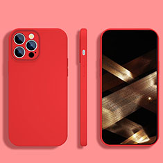 Funda Silicona Ultrafina Goma 360 Grados Carcasa S05 para Apple iPhone 16 Pro Rojo