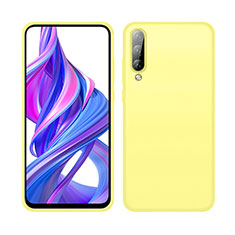 Funda Silicona Ultrafina Goma 360 Grados Carcasa S05 para Huawei Honor 9X Pro Amarillo