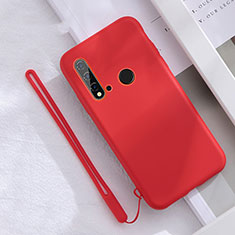 Funda Silicona Ultrafina Goma 360 Grados Carcasa S05 para Huawei Nova 5i Rojo