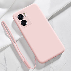 Funda Silicona Ultrafina Goma 360 Grados Carcasa S05 para Oppo A56S 5G Rosa