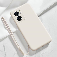 Funda Silicona Ultrafina Goma 360 Grados Carcasa S05 para Oppo K10 5G India Blanco