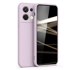 Funda Silicona Ultrafina Goma 360 Grados Carcasa S05 para Oppo Reno8 Pro 5G Purpura Claro