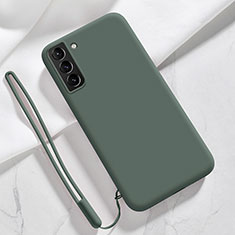 Funda Silicona Ultrafina Goma 360 Grados Carcasa S05 para Samsung Galaxy S21 5G Verde Noche